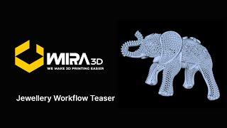 Jewelry 3D Printing Workflow using MIRA3D | Teaser