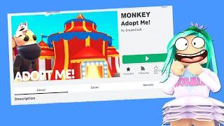 Обновление в игре adopt me? Обезьяны в игре адопт ми , цирковые питомцы. Новости от Робмикс