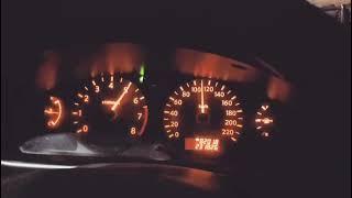 Nissan Almera Classic 1.6 L QG16DE acceleration from 50 km/h to 160km/h