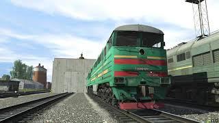 Trainz 19.Запуск и трогание с места 2ТЭ116-870