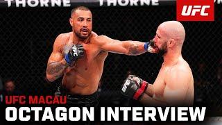 Carlos Ulberg Octagon Interview | UFC Macau