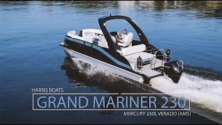 This pontoon is STUNNING! Testing out the new 2023 Harris Grand Mariner pontoon