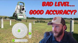 Land Surveying 101 - Total Station Levelling Error