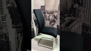 Стілець Onder Mebli MALTA U СН Чорний OR 854 Оксамит