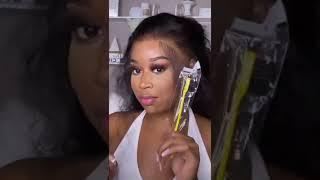 Human Hair Wig Install Tutorial. Amazon BLY Hair