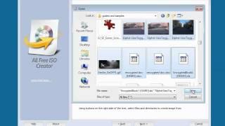 How to use All Free ISO Creator