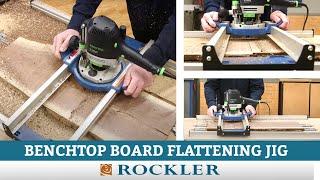 NEW Board Flattening Router Jig