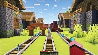 Subway surfers in Minecraft