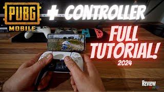 PubG Mobile with PS5 Controller /XBOX/SWITCH  FULL TUTORIAL 2024 [NO PC/NOROOT/NOBAN] EASY TUTORIAL