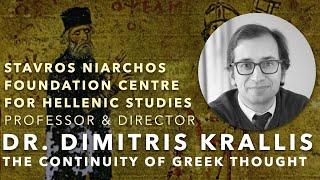 In Conversation: Professor Dimitris Krallis on the Continuity of Greek Thought