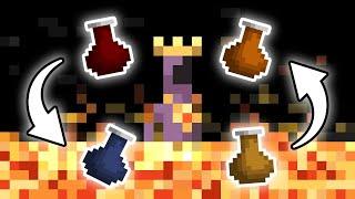 Noita But If I Take Damage, A Random Material Changes