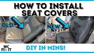 Installing a Seat Cover on Vehicle (Complete Guide)