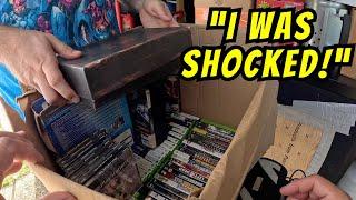 He Brought Out a Hidden Video Game Collection at a Garage Sale!