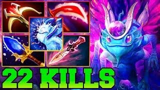 22 Kills Puck !! Puck Dota 2 Mid Pro Gameplay Tutorial Carry Support Guide 7.35