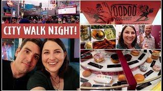 Universal's City Walk Night: Cowfish & Voodoo Doughnuts! | ORLANDO TRIP FALL 2018!