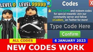 *NEW CODES* Fat Simulator ROBLOX | ALL CODES | 6 JANUARY 2023