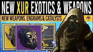 Destiny 2: RARE ARTIFICE ARMOR & XUR'S WEAPONS! 69 Roll, Catalysts, Exotics & Class Items (22nd Nov)