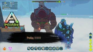 PixARK raid !!! ПиксАРК рейд !!!