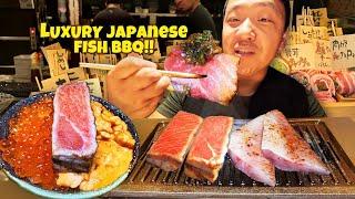 15 Course Luxury FISH BBQ & the GREATEST Steak & FRIED RICE in Tokyo Japan