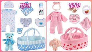 Lisa or Lena ||Reborn Baby Essentials|| New Born baby accessories||baby Items #32 @Craziest_Choices