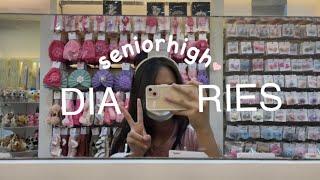 shs diaries  | exam week, decorating trivia wall, Juli’s Birthday | STEM 11 | Philippines