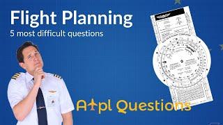 TOUGHEST 5 Flight Planning questions from EASA ATPL Questions database! Captain Joe & Fabi