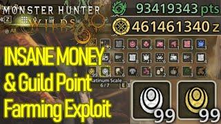 INSANE Money and Guild Point exploit, 1.5 MILLION Zenny and 43k GP PER HOUR in Monster Hunter Wilds