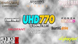 UHD 770 + İ5 13600K - 12 Game Test