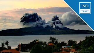 Taal Volcano posts minor phreatomagmatic explosion | INQToday