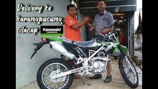 Delivery klx 150 G ke karangpucung cilacap | rio ndroo #prosespengiriman #klx150 #kawasakipurwokerto