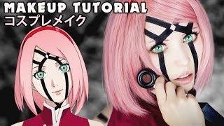  Sakura Cosplay Makeup Tutorial Boruto ボルトコスプレメイク 