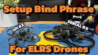 How to setup binding phrase for most ELRS Drones? SPI Vs ELRS