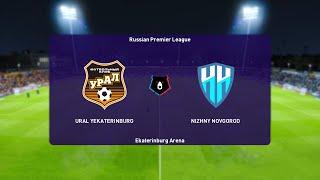  Ural vs Nizhny Novgorod  | Russian Premier League (01/08/2021) | PES 2021