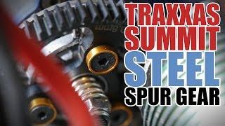 Traxxas Summit with Hot Racing Steel Spur Gear