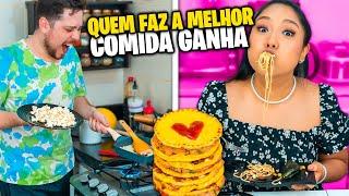 QUEM FAZ A MELHOR COMIDA GANHA! Jeru e Cheru