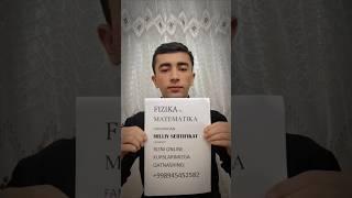 Fizika va matematikadan kurslarimizga qabul boshlandi +998945452582