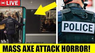  MASS Axe Attack TERRORIZES Train Commuters In France!