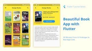 Beautiful Book App UI Tutorial from Prototype to Real Code with Flutter