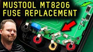  Mustool MT8206 Stupid DMM Fuse Replacement - No.1014