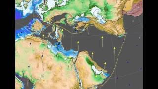 Gondwana breakup and the Western Tethys (regional view)