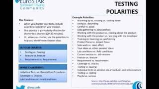 Tips for Writing Better Charters for Exploratory Testing Sessions - EuroSTAR - Michael D.Kelly