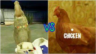 Rod's Crocodile In Ice Scream 3 Vs Evil Nun's Chicken In Evil Nun [NOSTALGIA PIXEL]