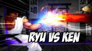 Ryu vs Ken Sprite Animation -Animated by Manny