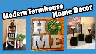 EASY Industrial Modern Farmhouse Home Decor DIY - Collab with The Mug Life DIY!