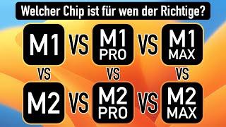 Welcher Chip ist für wen der Richtige? | M1 / M1 Pro / M1 Max - M2 / M2 Pro / M2 Max