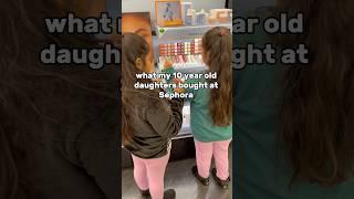 What my daughters bought at Sephora #skincare #momlife #preppy