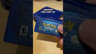 I bought a used Pokemon Sapphire for $64 #shorts