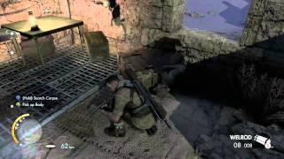 SNIPER ELITE 3 - CRAZY GLITCH - XBOX ONE GAMEPLAY