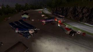 Euro truck simulator 2 вечерний