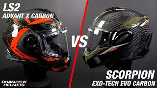 LS2 Advant X Carbon Versus Scorpion EXO-Tech EVO Carbon - ChampionHelmets.com